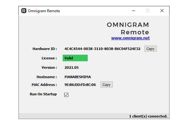 Omnigram Remote App